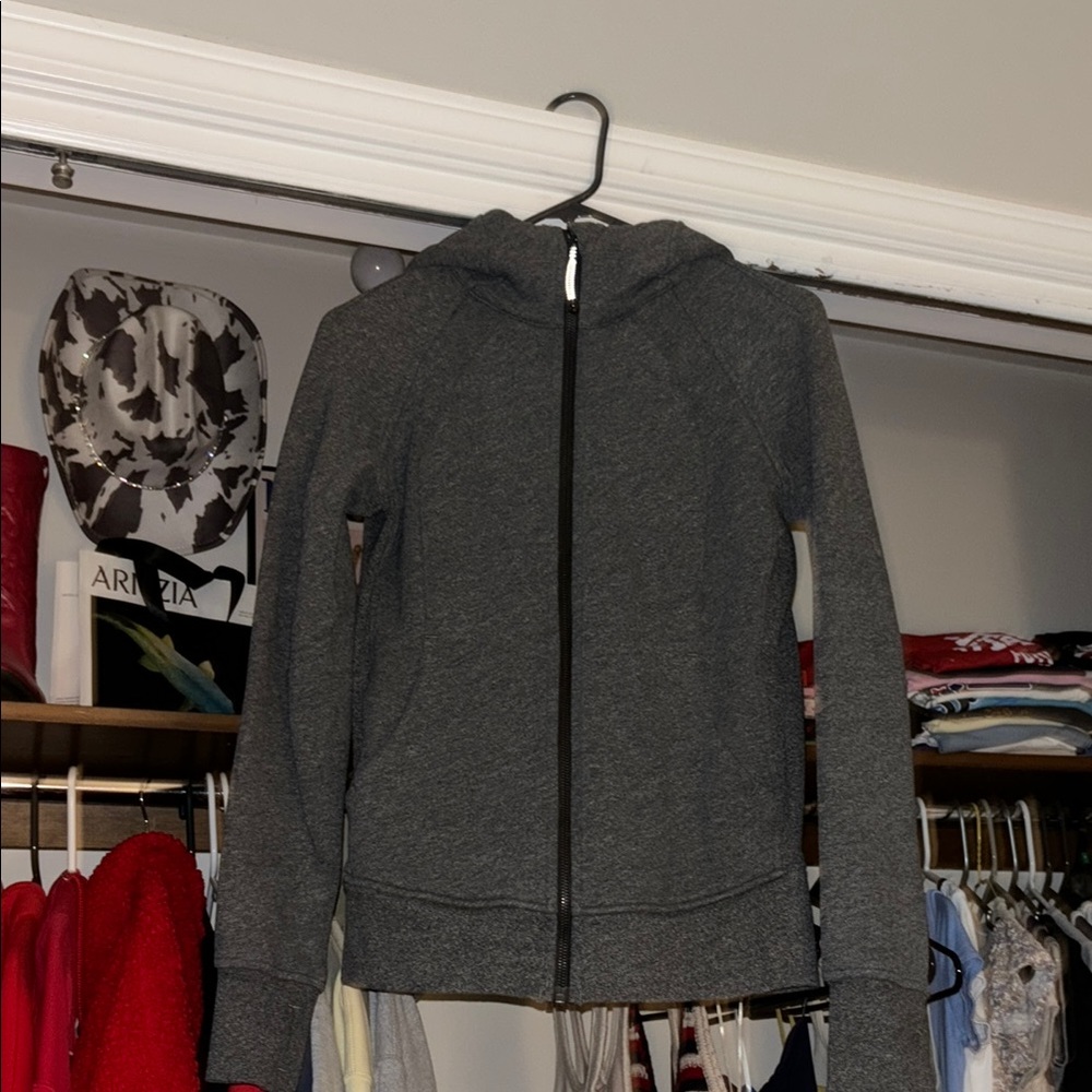 Lululemon Athletica Charcoal Zip-Up Hoodie